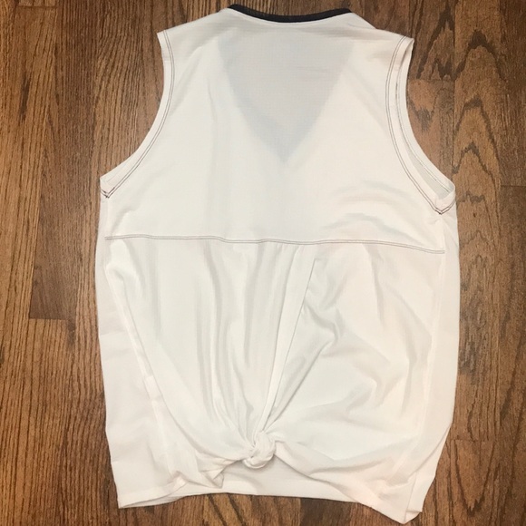 Lucky in Love Muscle V Tie Back Tank - Picture 6 of 8